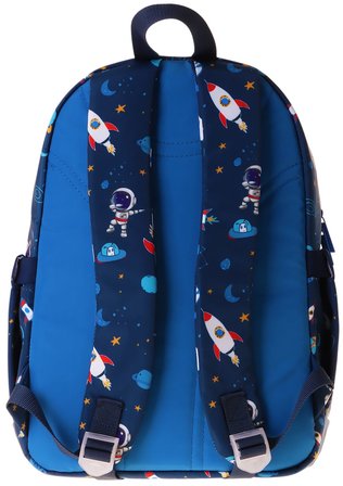 Kaukko Kids Erkek Çocuk Astronot Baskılı Okul Çantası - Lacivert - Space - L5364