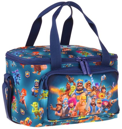 Kaukko Kids İki Bölmeli Thermo Okul Beslenme Çantası - Boom Baskılı Lacivert Renk (Erkek Çocuk) - L5420