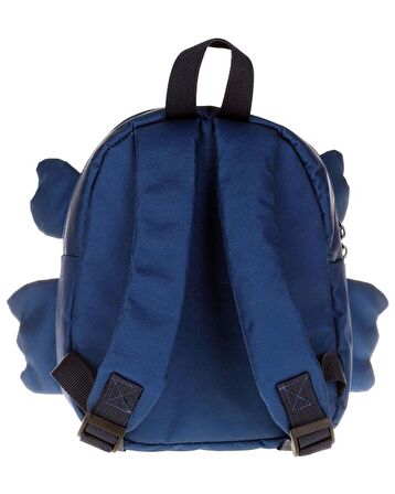 Kaukko Kids Love Navy Blue Bee Anaokul Çantası V6022