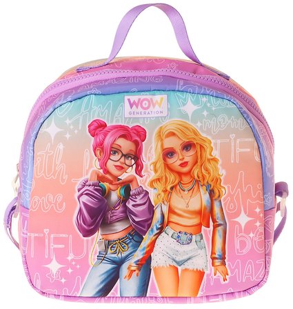 Wow Generation Star Desenli Pembe - Mor Renkli Kız Çocuk Isı Yalıtımlı Okul Beslenme Çantası - W6035