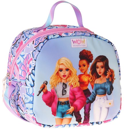 Wow Generation Music Desenli Lila Renkli Kız Çocuk Isı Yalıtımlı Okul Beslenme Çantası - W6045