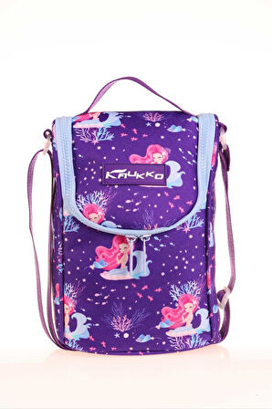 Kaukko Kids Beslenme Çantası Aynalı Nakışlı Mermaid L7138