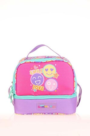 Kaukko Kids Beslenme Çantası Cube Smile L7159