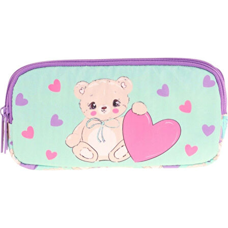 Kaukko Kıds 3 Bölmeli Kalem Çantası (plush Bear)krn-L8239