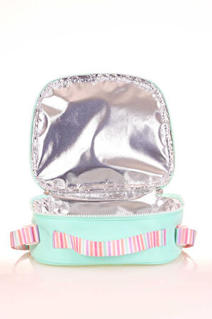 Kaukko Double Stripe Beslenme Çantası Mint K9042