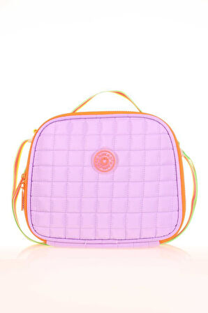 Kaukko Quilted Beslenme Çantası Lilac K9047