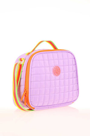 Kaukko Quilted Beslenme Çantası Lilac K9047