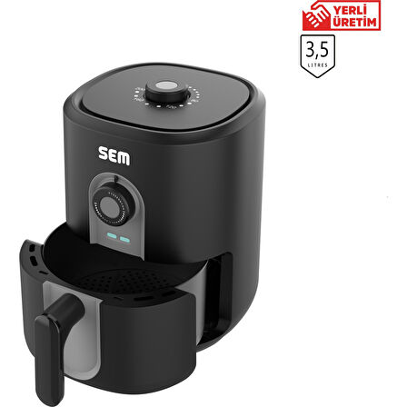 SEM SC305 SEM MİDOCOOK YAĞSIZ KIZARTMA SICAK HAVA FRİTÖZ  AİRFRYER SİYAH