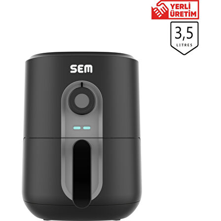 SEM SC305 SEM MİDOCOOK YAĞSIZ KIZARTMA SICAK HAVA FRİTÖZ  AİRFRYER SİYAH