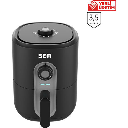 SEM SC305 SEM MİDOCOOK YAĞSIZ KIZARTMA SICAK HAVA FRİTÖZ  AİRFRYER SİYAH