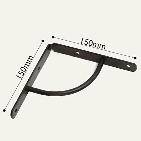 Raf Altı Metal 15*15cm - 2 Adet Parlak krom