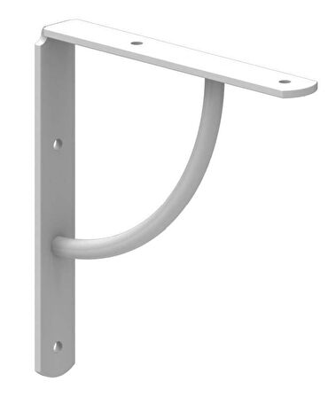 Raf Altı Metal 24cm - 2 Adet Parlak krom
