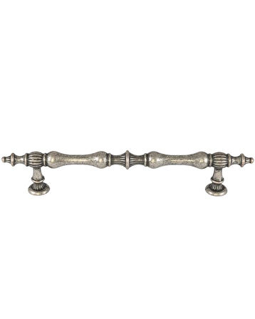Şehzade Kulp Antik Gümüş 128mm (2 Adet)