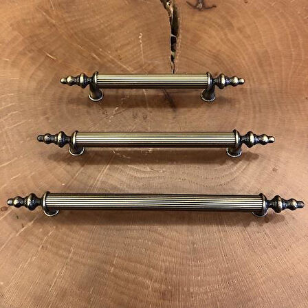 Sude Çubuk Kulp Antik Sarı - 2 Adet 96 MM