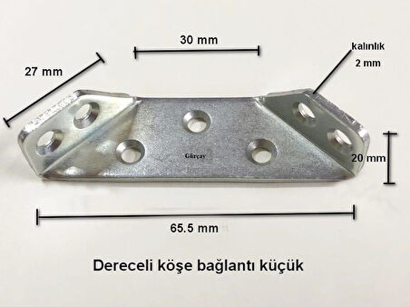 Dereceli Köşe Bağlantı Aparatı - 8 Adet