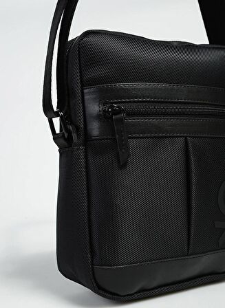 Benetton İmperteks Kumaş Siyah Erkek Postacı Çantası BNT_978