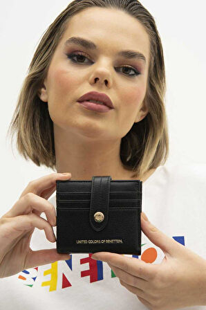 United Colors of Benetton Kadın Cüzdan BNT 1243 - Siyah