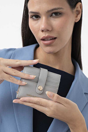 United Colors of Benetton Kadın Cüzdan BNT 1243 - Açık Gri