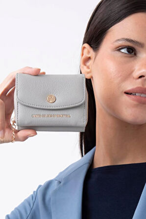 United Colors of Benetton Kadın Cüzdan BNT 1245 - Açık Gri