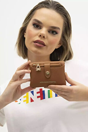 United Colors of Benetton Kadın Cüzdan BNT 1246 - Camel