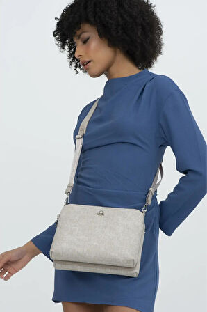 United Colors Of Benetton Kadın Çapraz Çanta BNT 1275 - Taş