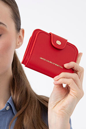United Colors of Benetton Kadın Cüzdan BNT 1444 - Kırmızı