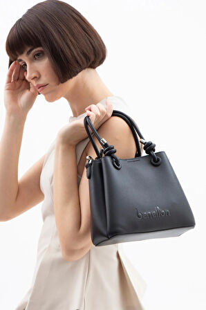 United Colors of Benetton Kadın El ve Çapraz Çantası BNT1514 - Siyah