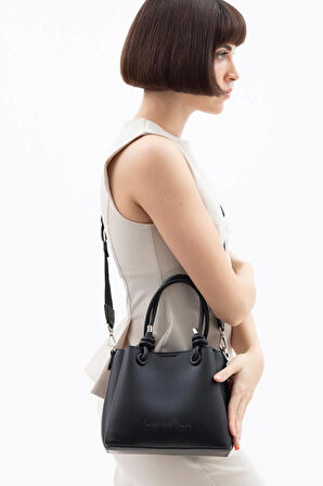 United Colors of Benetton Kadın El ve Çapraz Çantası BNT1514 - Siyah