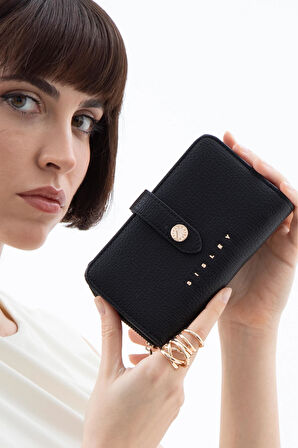 Sisley Kadın Orta Boy Cüzdan SLY 229 - Siyah