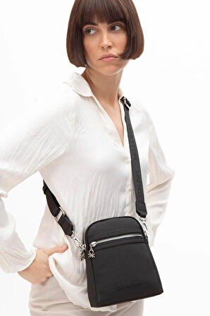 United Colors Of Benetton Mini Çapraz Çanta BNT 1584 - Siyah