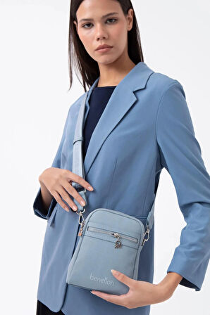 United Colors Of Benetton Mini Çapraz Çanta BNT 1584 - Mavi