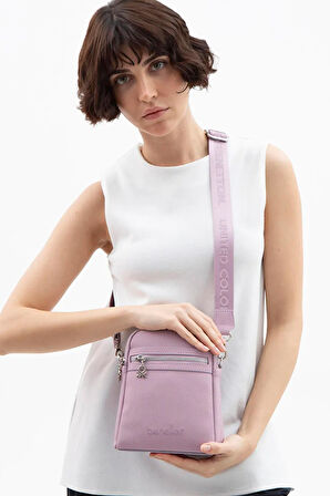 United Colors Of Benetton Mini Çapraz Çanta BNT 1584 - Lila