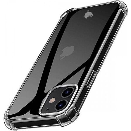 İPhone 12 Pro Max Şeffaf Olex Tpu Darbe Emici Silikon Kılıf
