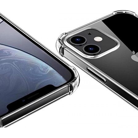 İPhone 12 Pro Max Şeffaf Olex Tpu Darbe Emici Silikon Kılıf