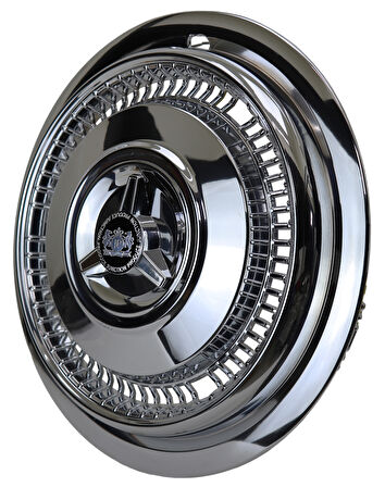 Jant Kapağı Kırılmaz Fırfırlı Gölge Model 16" ABS Krom Paslanmaz 4'lü (TAKIM OLARAK)