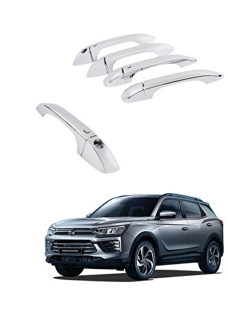 SsangYong Korando 2019 ve Sonrası Kapı Kolu ABS Kromu OEM (Made in Korea)