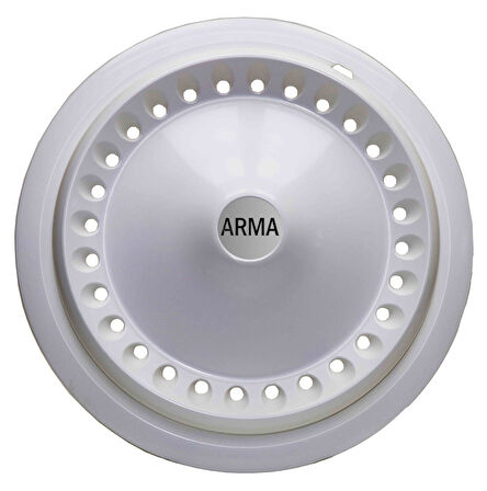 Jant Kapağı Kırılmaz Plymouth 16" Beyaz 4'lü (TAKIM OLARAK)