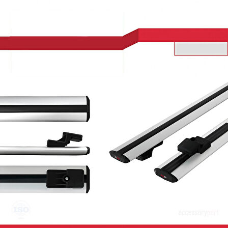 Ara Atkı Tavan Barı Basic Model 118cm Gri (2 Adet)