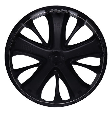 Jant Kapağı Kırılmaz 15" Parlak Siyah Clio Model (1 ADET)