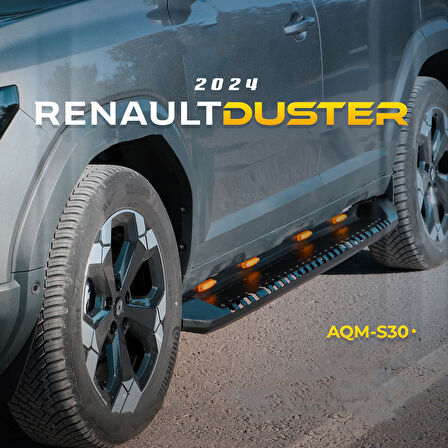 Renault Duster 2024 Model Uyumlu Off-Road Yan Basamak Seti AQM4WD S-30