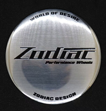Jant Göbek Arma İthal Metal Sticker Zodiac Dizayn