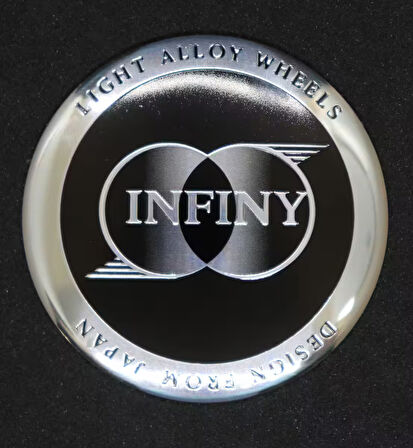 Jant Göbek Arma İthal Metal Sticker Infiny Dizayn