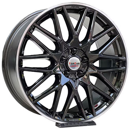 Jant Göbek Arma İthal Metal Sticker TOPCAR Racing Dizayn
