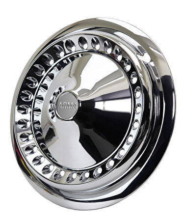 Jant Kapağı Kırılmaz Plymouth 16" ABS Krom Paslanmaz 4'lü (TAKIM OLARAK)