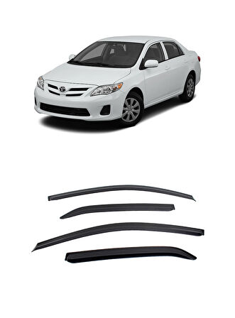 Toyota Corolla 2007-2013 Arası Cam Rüzgarlık OEM (Made in Korea)