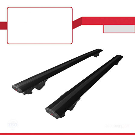 Ara Atkı Tavan Barı Hook Model 118cm Siyah (2 Adet)