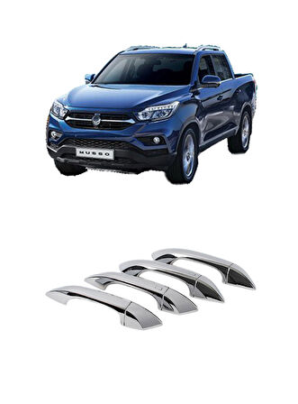 SsangYong Musso Grand 2018 ve Sonrası Kapı Kolu ABS Kromu OEM (Made in Korea)