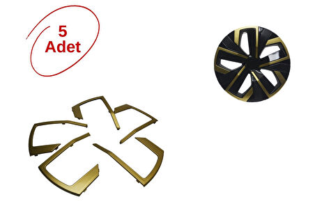 Jant Kapağı Çıtası Gold (5 Adet)