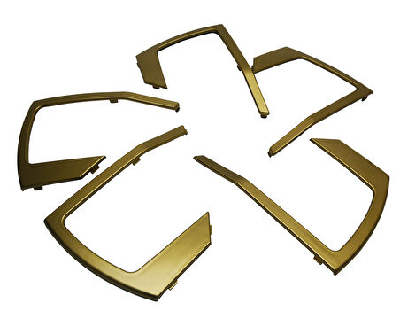 Jant Kapağı Çıtası Gold (5 Adet)