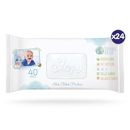 Bio Natural Islak Havlu 24X40 (960 Yaprak)